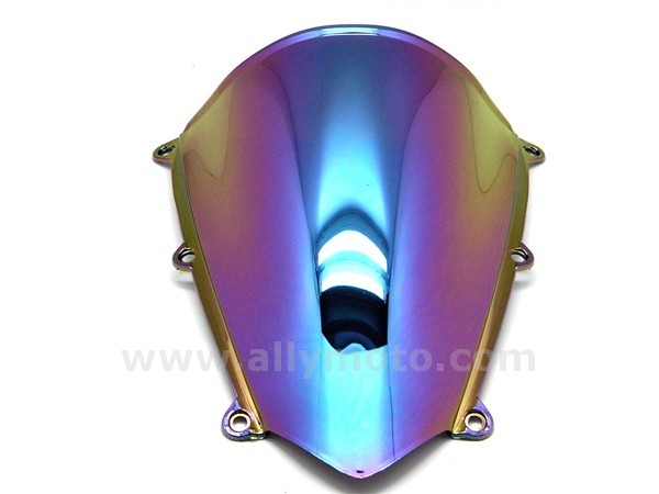 Honda CBR 600 RR Iridium Rainbow Double Bubble Windscreen Shield 2007-2012-2 Honda CBR 600 RR Iridium Rainbow Double Bubble Windscreen Shield 2007-2012-2